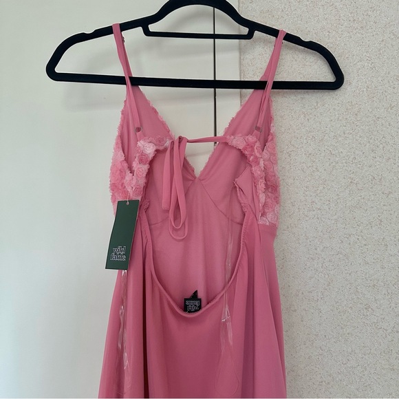 Pink Maxi Slip Dress - Picture 5 of 5